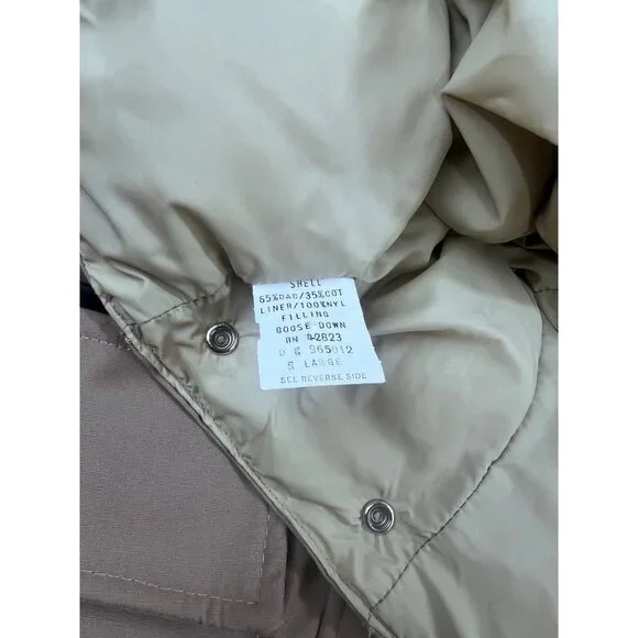 Vintage '80's Men's Browning Goose Down Coat Faux Fur Collar w/Hood Size 40 - Picture 11 of 16